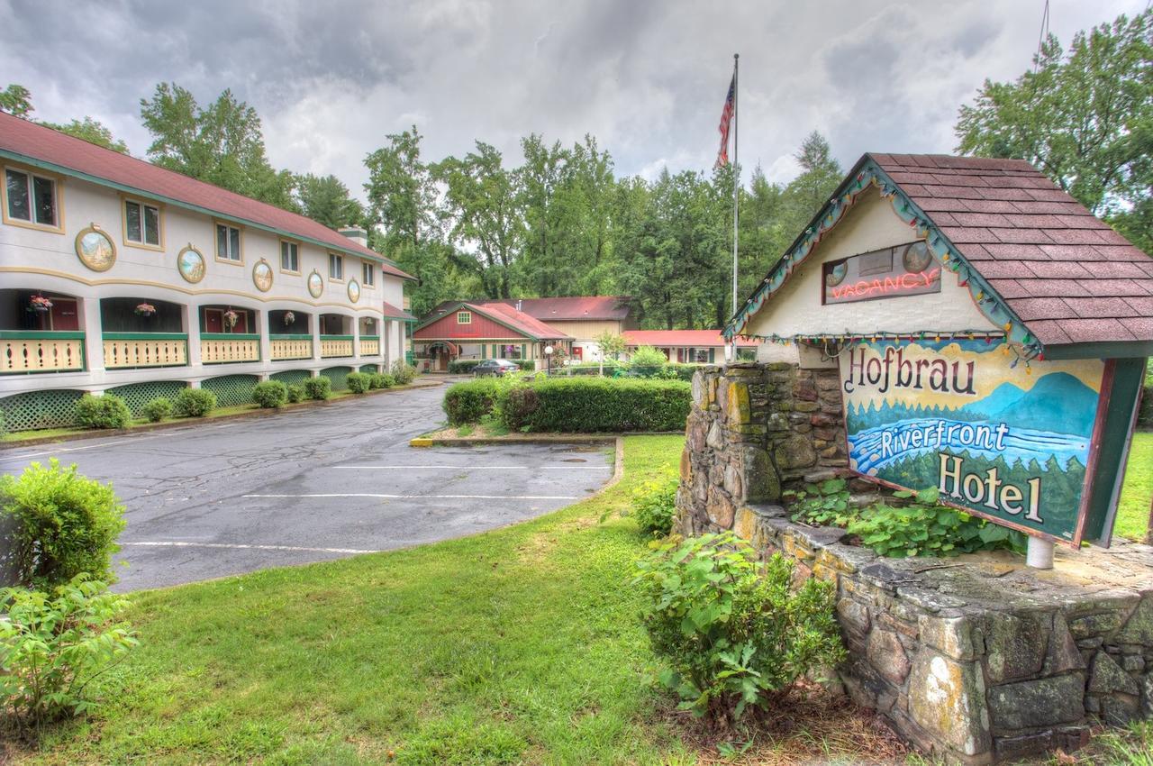 Hofbrau Riverfront Hotel Helen Eksteriør billede